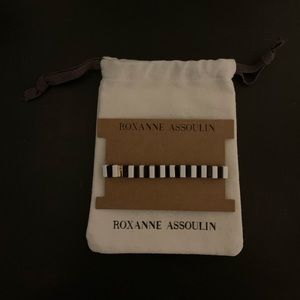 Black and White Roxanne Assoulin Enamel Bracelet